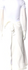 Comme des Garçons JAPAN. White Sash Back Tied Square Neckline Long Dress