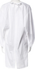 COMME DES GARÇONS JAPAN. GIRL. White Cotton Bateau Neckline Mini Dress