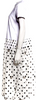 Comme des Garçons Japan. GIRL LINE. B/W Polka Dot Print Midi Length Dress