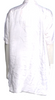 Comme des Garçons JAPAN. SHIRT, White Cupro Short Sleeve Tunic
