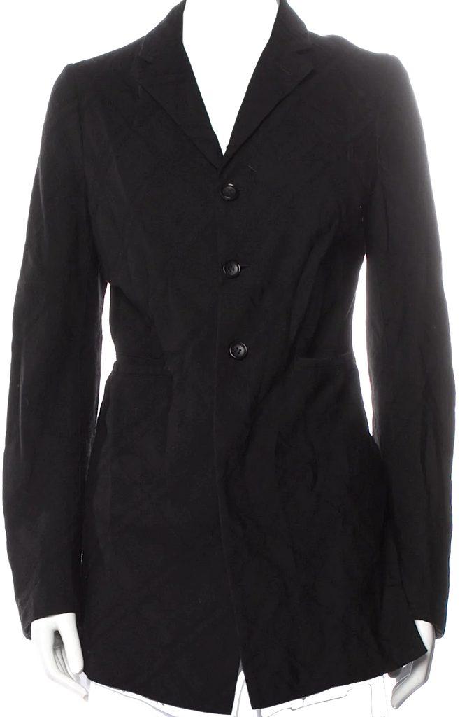 COMME DES GARÇONS COMME DES GARÇONS Japan. Black Wool Blazer/Coat