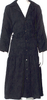Comme des Garçons Comme des Garçons Japan. Collection. Black Acetate/Elastane V-Neck Long Dress