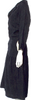 Comme des Garçons Comme des Garçons Japan. Collection. Black Acetate/Elastane V-Neck Long Dress
