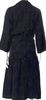 Comme des Garçons Comme des Garçons Japan. Collection. Black Acetate/Elastane V-Neck Long Dress