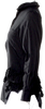 Comme des Garçons Comme des GarçonsJapan. Black Ruffle Embellishment Long Sleeve Button-Up Top
