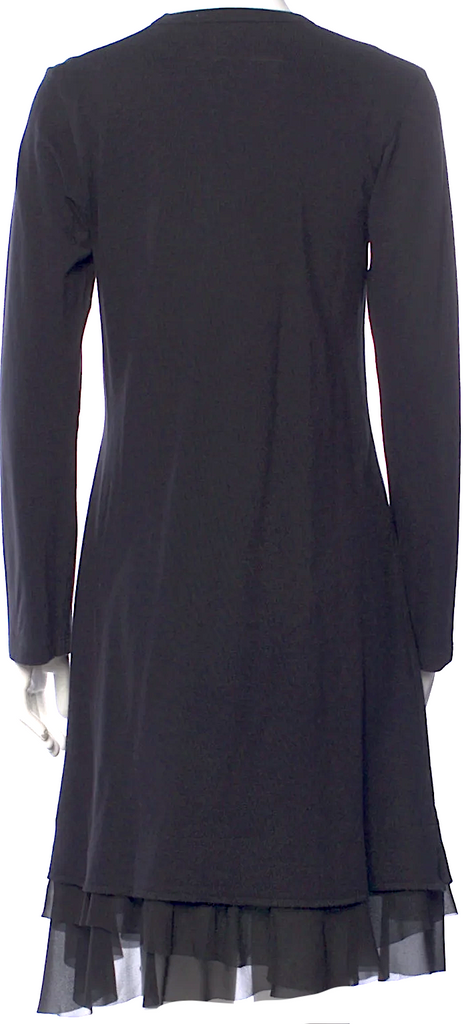 Comme des Garçons Comme des Garçons JAPAN. Blue Cotton Blend Crew Neck Knee-Length Dres