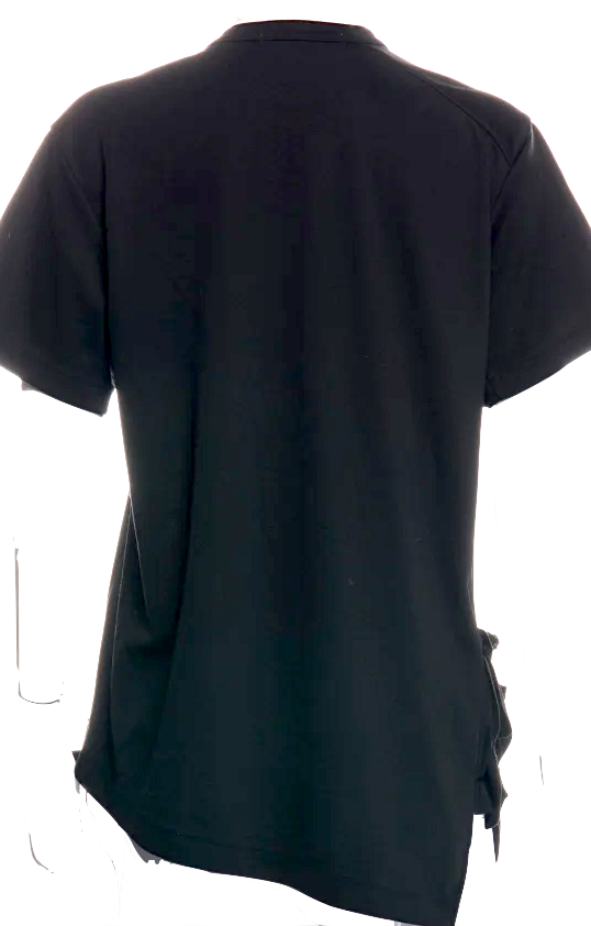 Comme des Garçons Comme des Garçons Japan. Black Crew Neck Short Sleeve Top