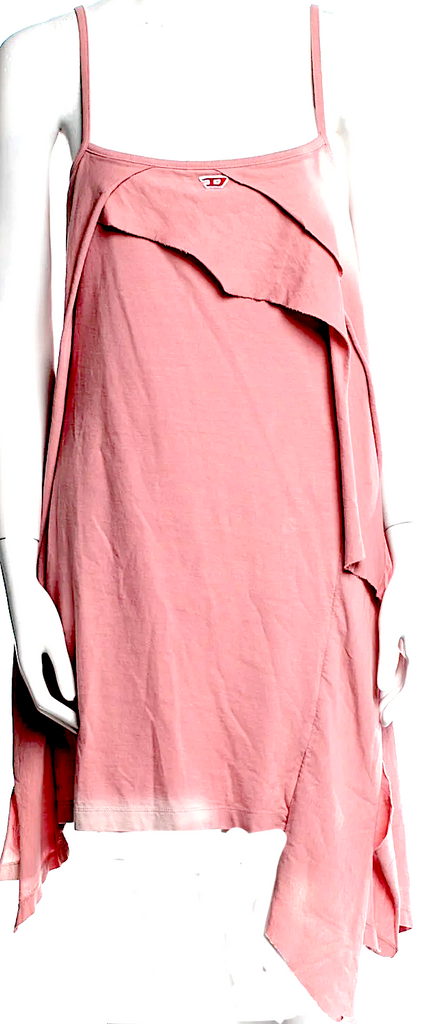 Diesel Black Gold Pink Cotton Knee-Length Dress NEW W/TAGS