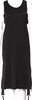 Diesel (Glenn Martens) NEW/W TAGS Black Cotton/Rayon Blend  Midi Length Dress