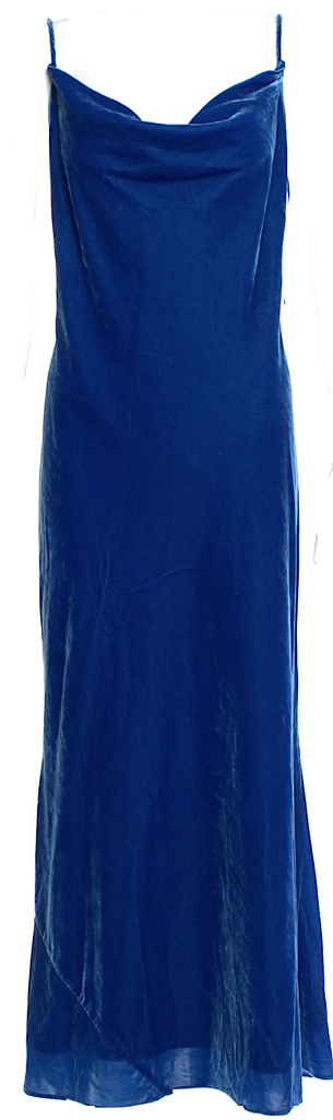 RHODE LA. Blue Viscose Blend Long Dress RHODE LA. Blue Viscose Blend Long Dress