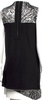 Helmut Lang. Black Pleated Printed Viscose Mini Dress