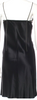 Helmut Lang NY. Black Silk Mini Dress