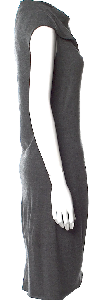 Helmut Lang NY. Gray Wool Mini Dress