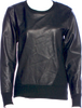 Helmut Lang NY. Lambskin Leather Crew Neck Sweater/Top