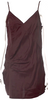 Helmut Lang NY. Eggplant Color Viscose Mini Dress
