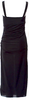 Helmut Lang NY. Black Square Neckline Midi Length Dress