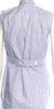 Helmut Lang . NY. Blue/Cotton Cotton Striped Sleeveless Top