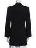 Helmut Lang NY. Black Virgin Wool Coat