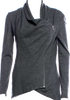 Helmut Lang NY. Grey Draped Collar Wool Jacket/Top