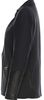 Helmut Lang NY. Black Viscose/Wool Blend Leather Trim Accent Blazer