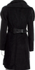 Mackage Black Wool Faux Fur Coat