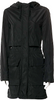 Mackage Black Nylon/Poly Utility Jacket / Trench Style w/Hood