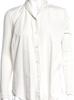 Hannoh Wessel Italy. White Cotton Long Sleeve Button-Up Top