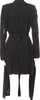 Isabel Benenato Italy. Black Wool/Viscose Blend Trench Coat
