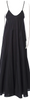 Isabel Benenato Italy. Black Scoop Neck Long Dress