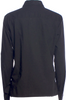 Issey Miyake Japan. Fete. Black Cotton Blend  Long Sleeve Button-Up Top