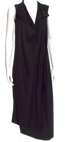 Prada Italy. Black 2018 Collection Acetate Blend Dress