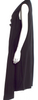 IVAN GRUNDAHL Copenhagen.Black Cotton/Spandex Cowl Neck Midi Length Dress