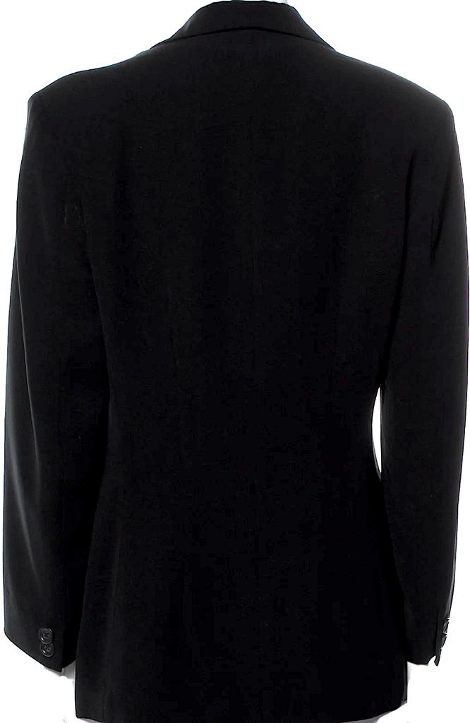 Ivan Grundahl Copenhagen. Black Double Breasted Polytech Blazer