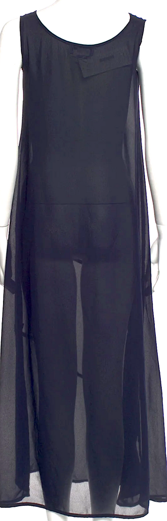 Ivan Grundahl Copenhagen. Midnite Blue Polytech Couture Sleeveless Long Dress