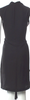 Ivan Grundahl Copenhagen. Black Semi-Sheer Square Neckline Midi Length Dress