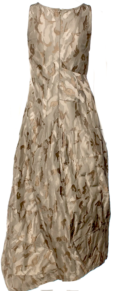 Ivan Grundahl Copenhagen. Abstract Print Silk Long Dress