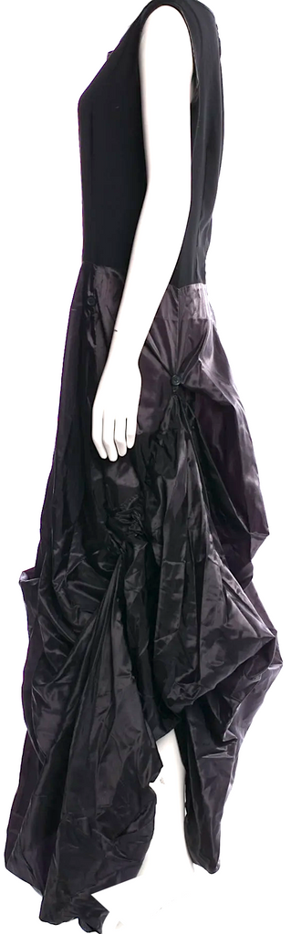 Ivan Grundahl Copenhagen. Black Scoop Neck Long Dress