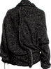 Ivan Grundahl Copenhagen. Black Wool Blend Tweed Pattern Jacket