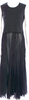 Ivan Grundahl Copenhagen. Black Polymaide Blend Long Dress