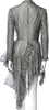 Ivan Grundahl Copenhagen. Grey/Silver V-Neck Knee-Length Dress