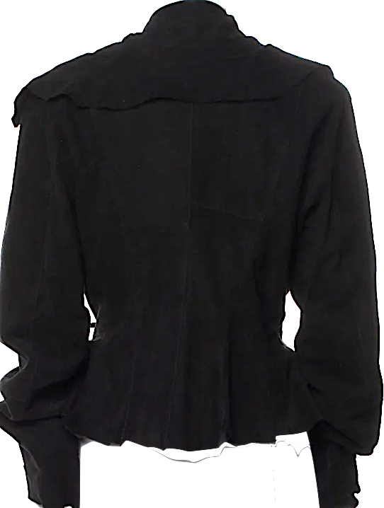 Ivan Grundahl Copenhagen. Black Calf Leather Evening Jacket