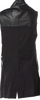 Ivan Grundahl Copenhagen. Black Lambskin Leather Long Tunic/Vest