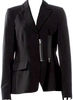 Ivan Grundahl Copenhagen. NWT. NEW. Black Viscose/Acetate Blazer