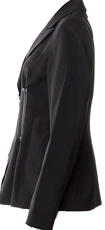 Ivan Grundahl Copenhagen. NWT. NEW. Black Viscose/Acetate Blazer