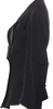 IVAN GRUNDAHL COPENHAGEN. Black Draped Collar Acetate/Viscose Jacket