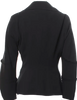 IVAN GRUNDAHL COPENHAGEN. Black Draped Collar Acetate/Viscose Jacket
