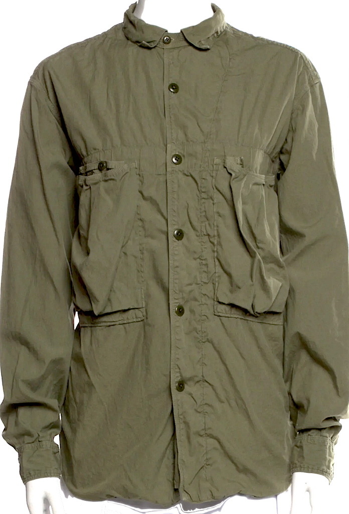 Kapital Japan. Green Long Sleeve Button-Up Top / Light Jacket