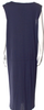 La Garconne Moderne. Blue Cotton/Modal Sash Tie Closure Sheath Dress