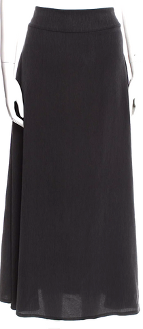 Maison Margiela MM6. Black Bateau Neckline Midi Length Dress