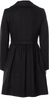Love Moschino Italy. Black Virgin Wool Peacoat
